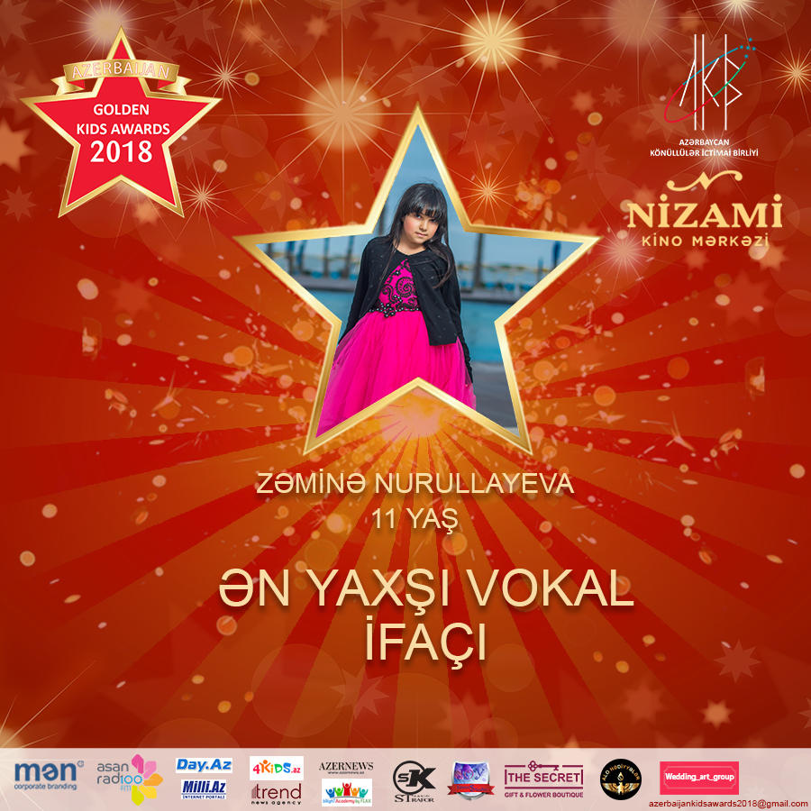 “Azerbaijan Golden Kids Awards 2018” layihəsinin nominantları bəlli olub (FOTO)