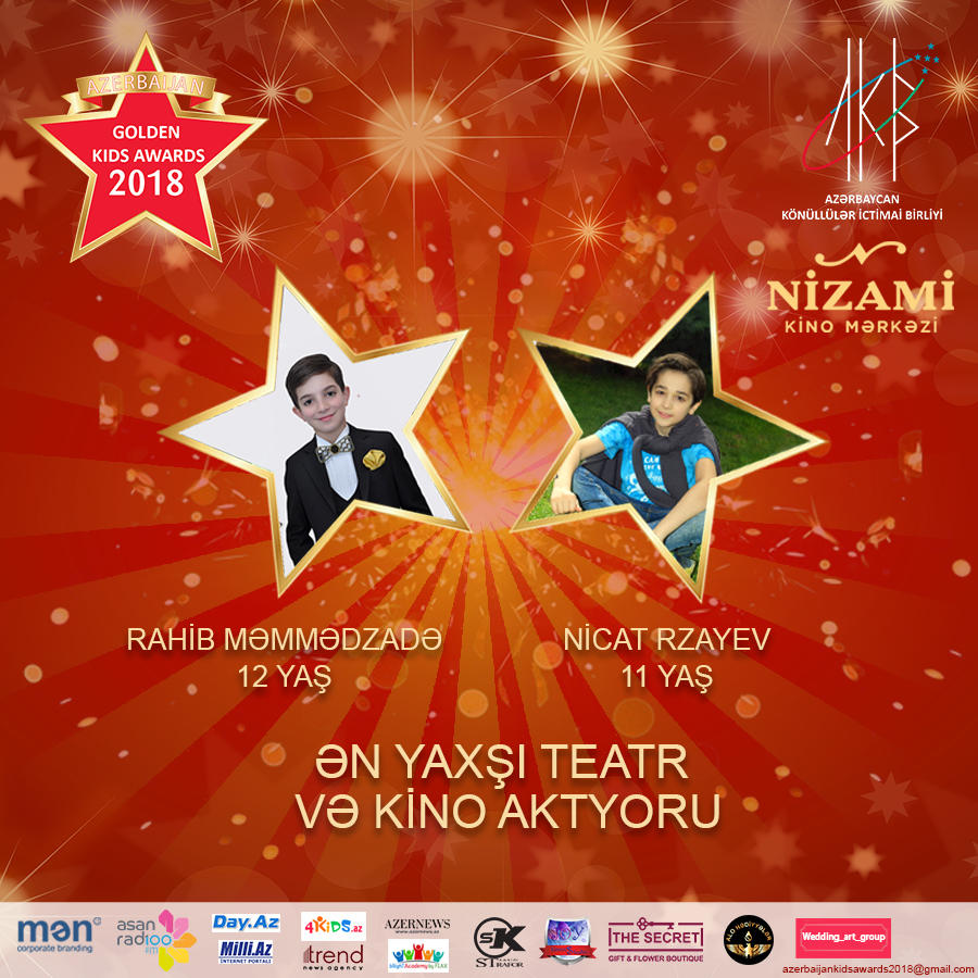 “Azerbaijan Golden Kids Awards 2018” layihəsinin nominantları bəlli olub (FOTO)