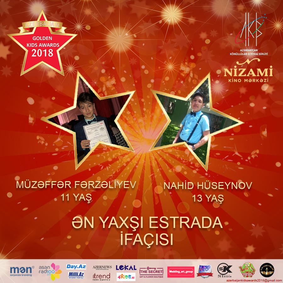 “Azerbaijan Golden Kids Awards 2018” layihəsinin nominantları bəlli olub (FOTO)