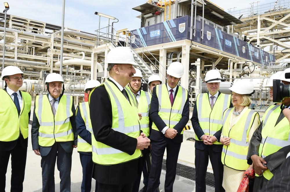 Prezident İlham Əliyev Cənub Qaz Dəhlizinin rəsmi açılış mərasimində iştirak edib (YENİLƏNİB-3) (FOTO)