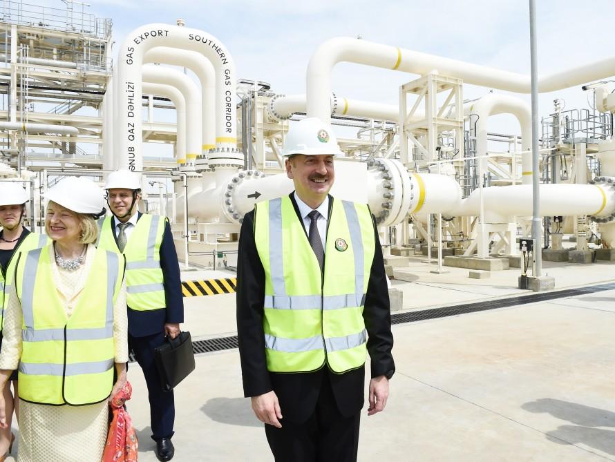 Prezident İlham Əliyev Cənub Qaz Dəhlizinin rəsmi açılış mərasimində iştirak edib (YENİLƏNİB-3) (FOTO)