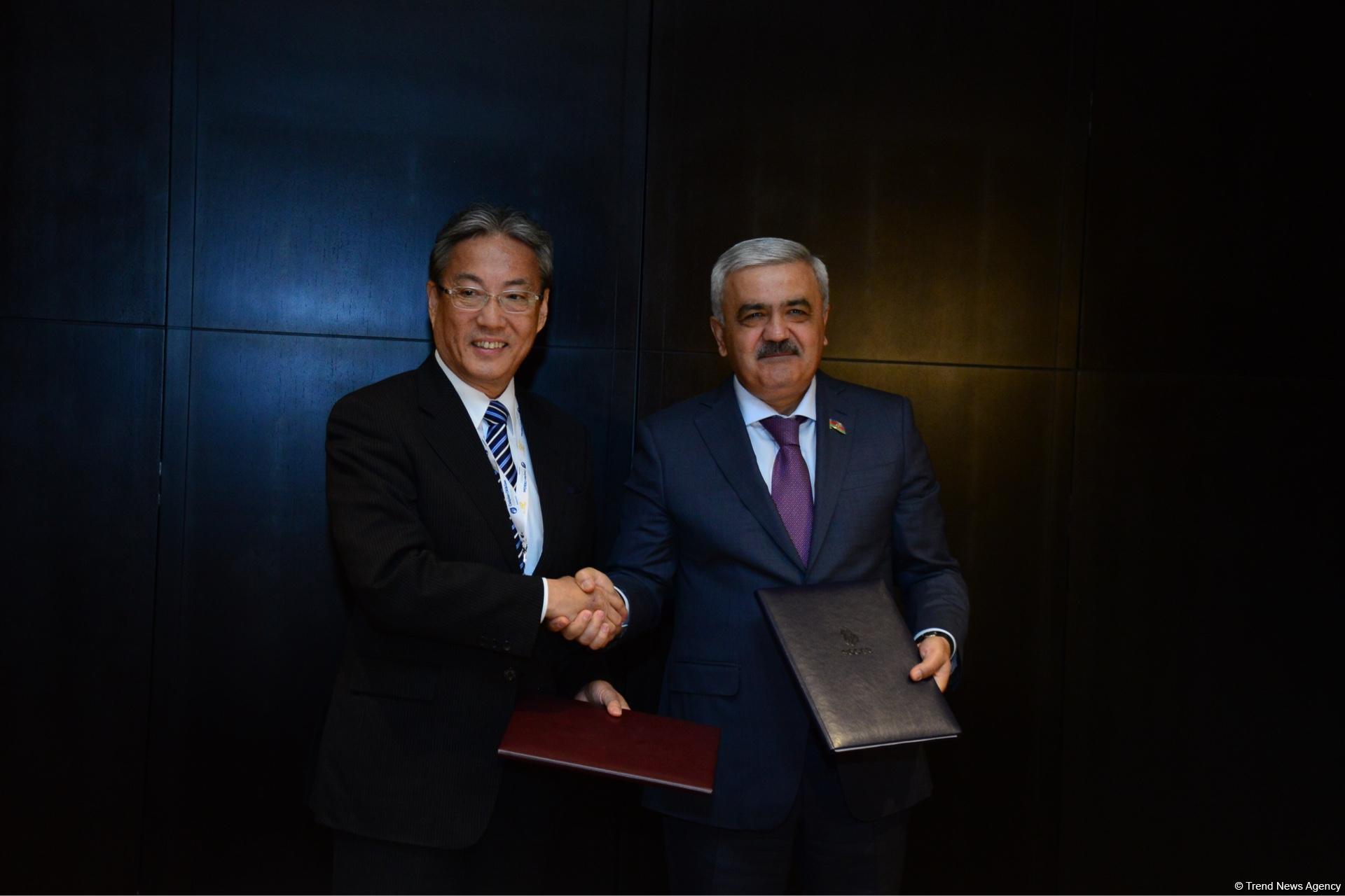 SOCAR və Yaponiyanın JOGMEC korporasiyası əməkdaşlıq haqqında memorandum imzaladılar (FOTO)