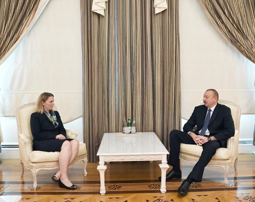 Prezident İlham Əliyev ABŞ Dövlət katibinin Avropa və Avrasiya məsələləri üzrə köməkçisinin müavinini qəbul edib (YENİLƏNİB)