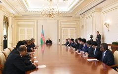 Prezident İlham Əliyev müsəlman ölkələrinin Azərbaycandakı səfirlərini və diplomatik nümayəndəliklərinin rəhbərlərini qəbul edib (FOTO) (YENİLƏNİB)