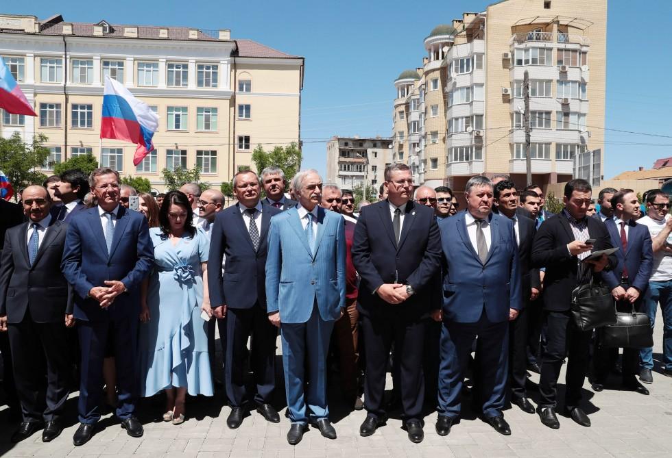 Heydər Əliyev Fondunun vitse-prezidenti Leyla Əliyeva Rusiyanın Həştərxan şəhərində Azərbaycan Biznes Mərkəzinin açılışında iştirak edib (FOTO)