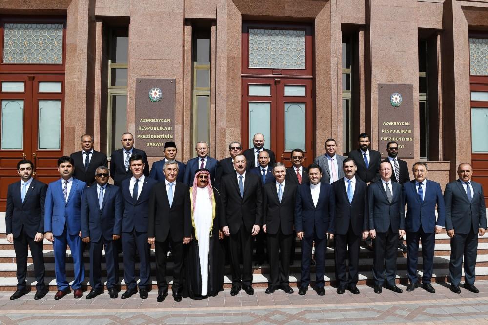 Prezident İlham Əliyev müsəlman ölkələrinin Azərbaycandakı səfirlərini və diplomatik nümayəndəliklərinin rəhbərlərini qəbul edib (FOTO) (YENİLƏNİB)