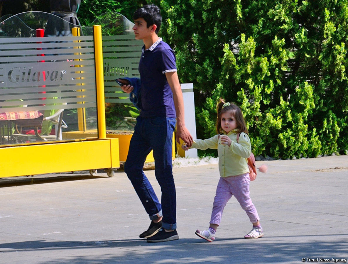 Bakıda uşaqların 1 iyun sevinci (FOTO)