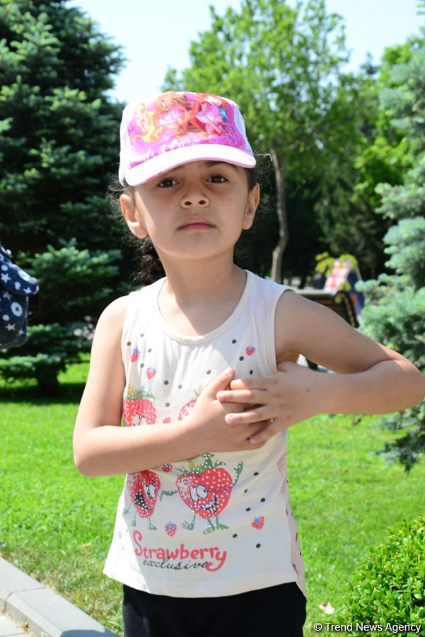 Bakıda uşaqların 1 iyun sevinci (FOTO)