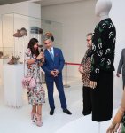 Leyla Əliyeva Heydər Əliyev Mərkəzində "Moda məkanı" adlı sərginin açılış mərasimində iştirak edib (FOTO)