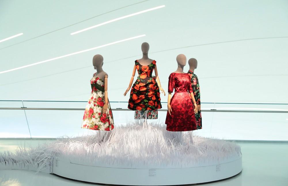 Leyla Əliyeva Heydər Əliyev Mərkəzində "Moda məkanı" adlı sərginin açılış mərasimində iştirak edib (FOTO)