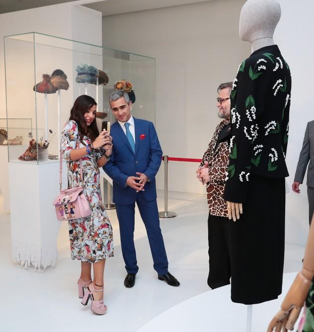 Leyla Əliyeva Heydər Əliyev Mərkəzində "Moda məkanı" adlı sərginin açılış mərasimində iştirak edib (FOTO)
