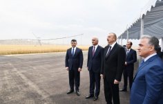 Prezident İlham Əliyev Goranboyda “Region Agro” MMC-nin açılışında iştirak edib (FOTO) (YENİLƏNİB-2)