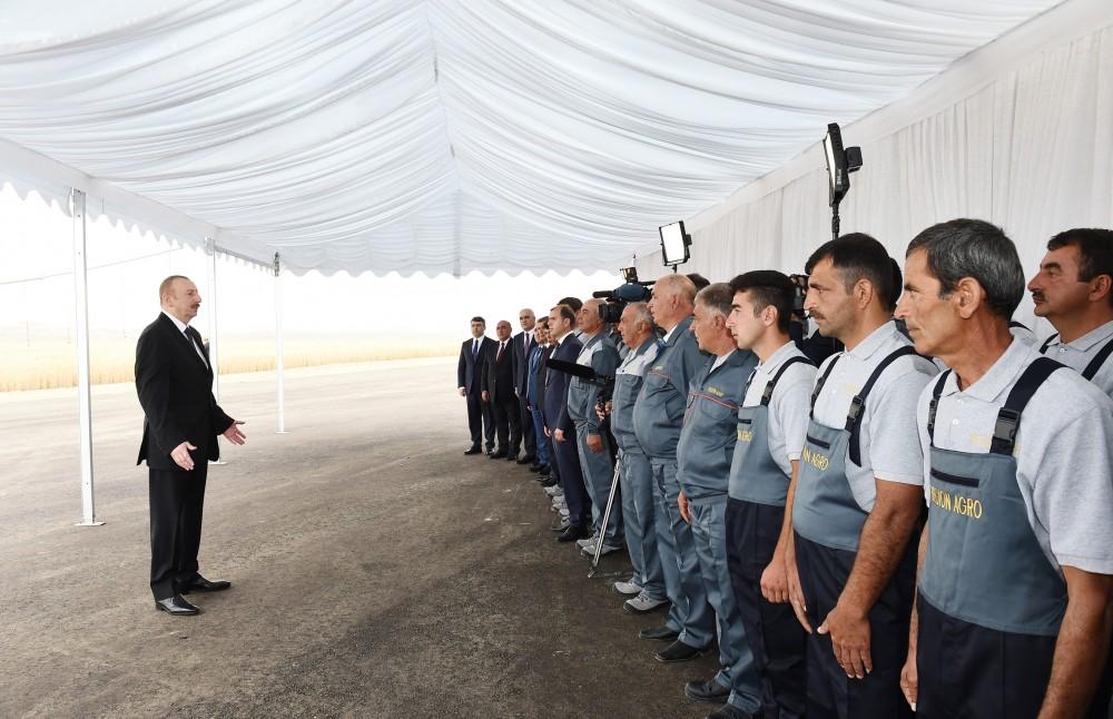 Prezident İlham Əliyev Goranboyda “Region Agro” MMC-nin açılışında iştirak edib (FOTO) (YENİLƏNİB-2)