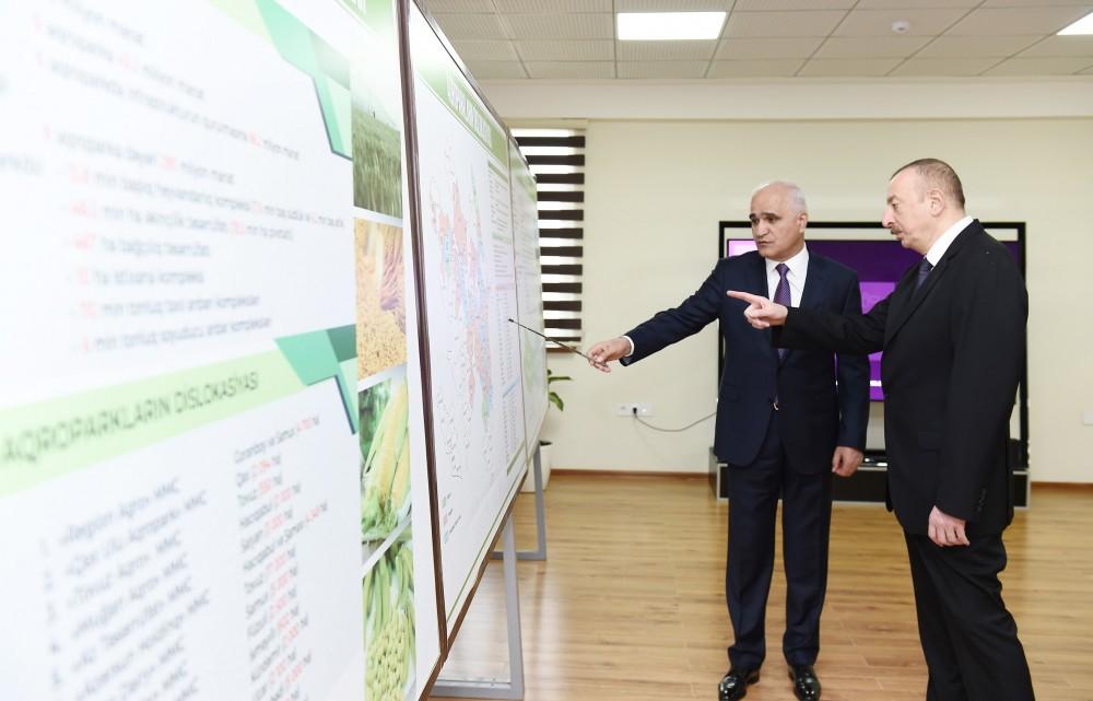 Prezident İlham Əliyev Goranboyda “Region Agro” MMC-nin açılışında iştirak edib (FOTO) (YENİLƏNİB-2)