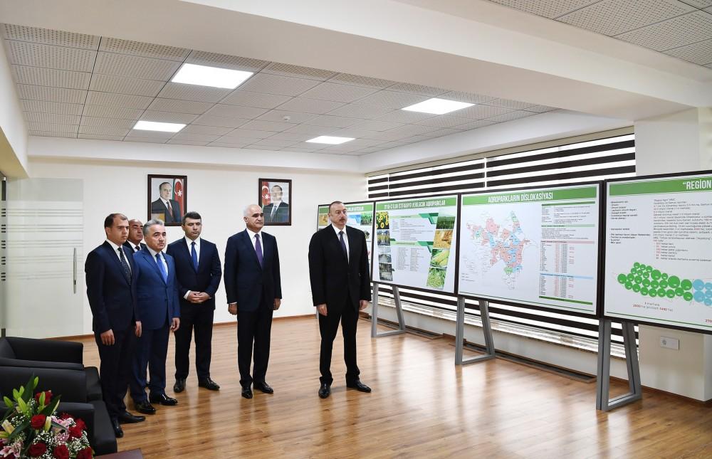 Prezident İlham Əliyev Goranboyda “Region Agro” MMC-nin açılışında iştirak edib (FOTO) (YENİLƏNİB-2)