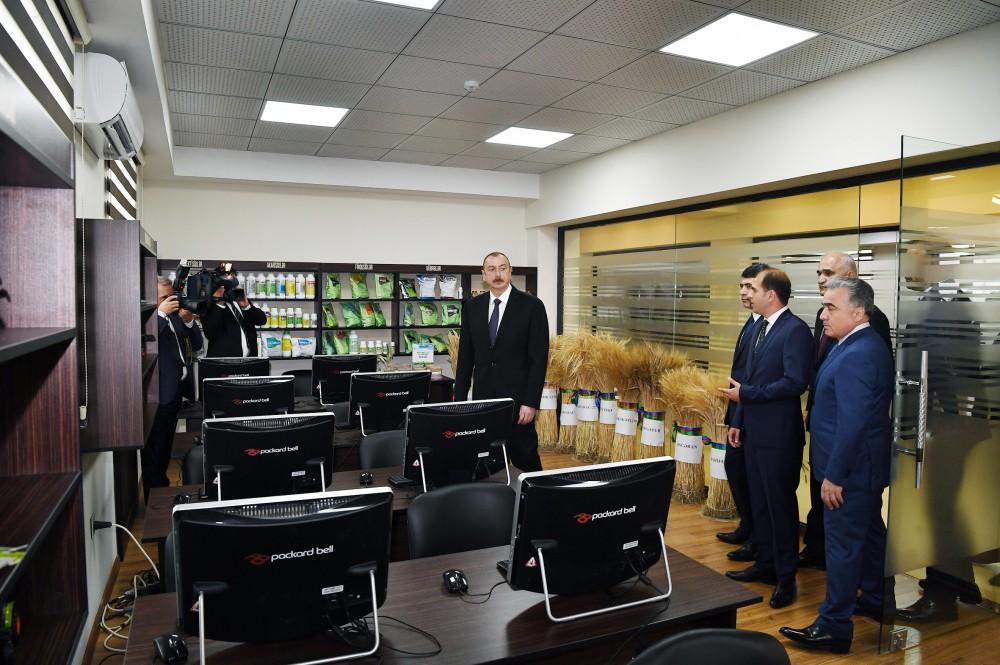 Prezident İlham Əliyev Goranboyda “Region Agro” MMC-nin açılışında iştirak edib (FOTO) (YENİLƏNİB-2)
