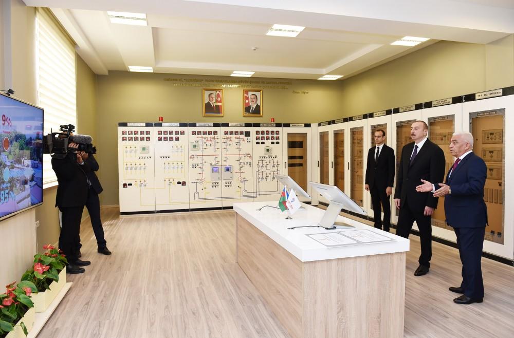 Prezident İlham Əliyev Goranboyda “Dəliməmmədli” yarımstansiyasının açılışında iştirak edib (FOTO)