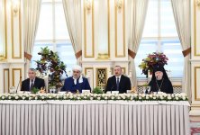 Prezident İlham Əliyev müqəddəs Ramazan ayı münasibətilə iftar mərasimində iştirak edib (YENİLƏNİB-2) (FOTO)