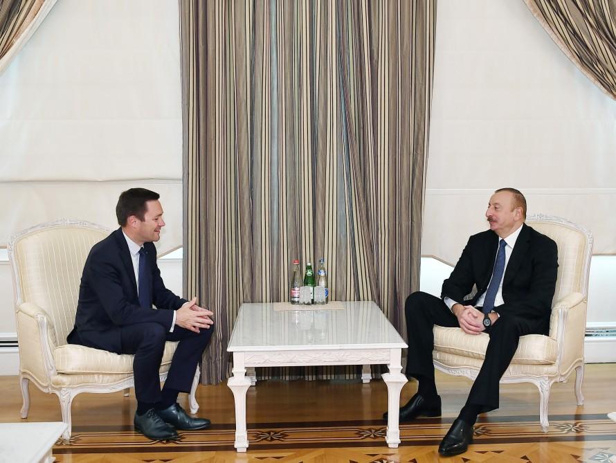 Prezident İlham Əliyev Beynəlxalq Velosipedçilər İttifaqının prezidentini qəbul edib (YENİLƏNİB)