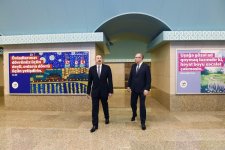Prezident İlham Əliyev metronun “Sahil” stansiyasının əsaslı təmir və yenidənqurmadan sonra açılışında iştirak edib (YENİLƏNİB) (FOTO)