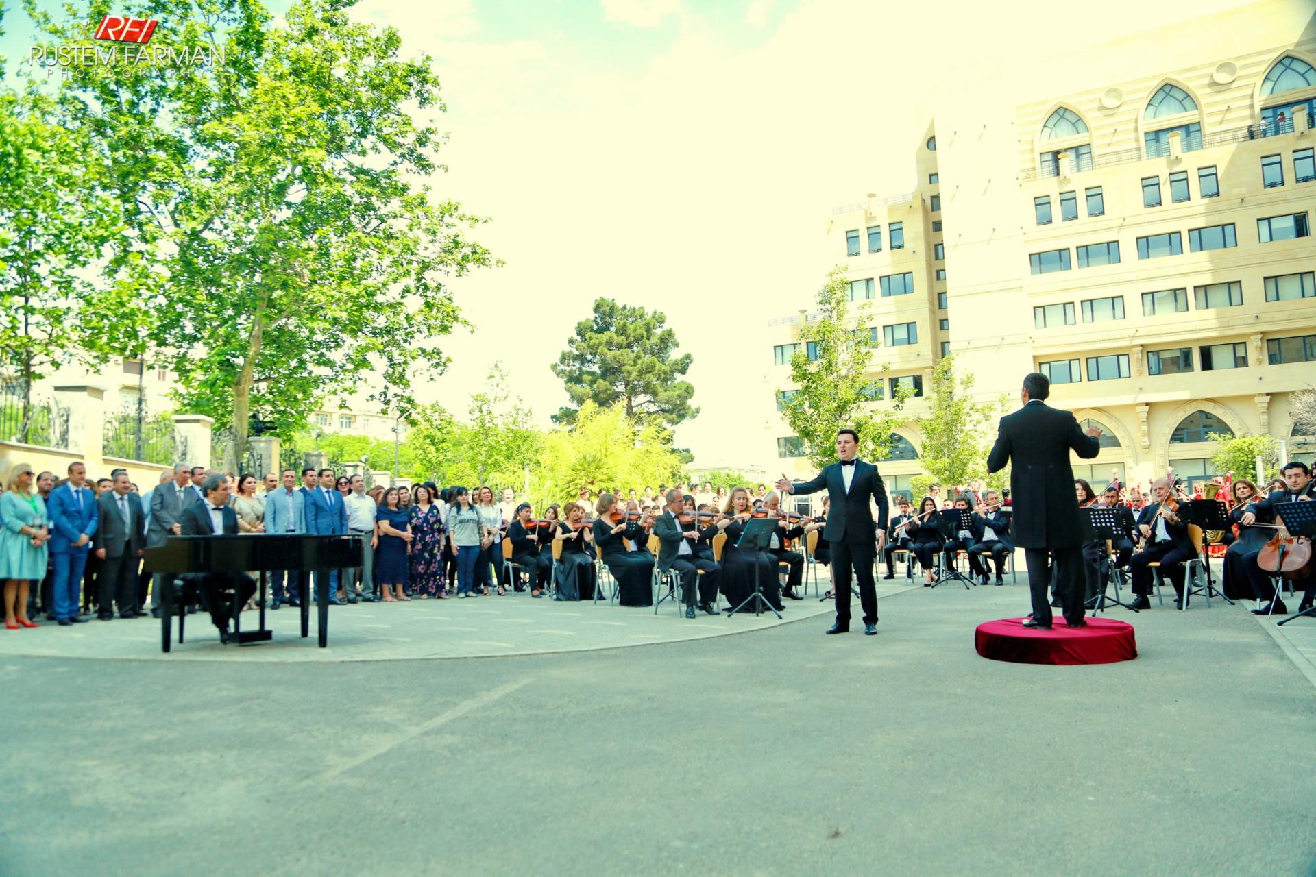 Qurtuluş gününə həsr olunmuş layihə baş tutub (FOTO)