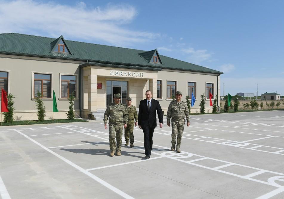 Prezident, Ali Baş Komandan İlham Əliyev Müdafiə Nazirliyinin “N” saylı hərbi hissəsinin açılışında iştirak edib (YENİLƏNİB) (FOTO)