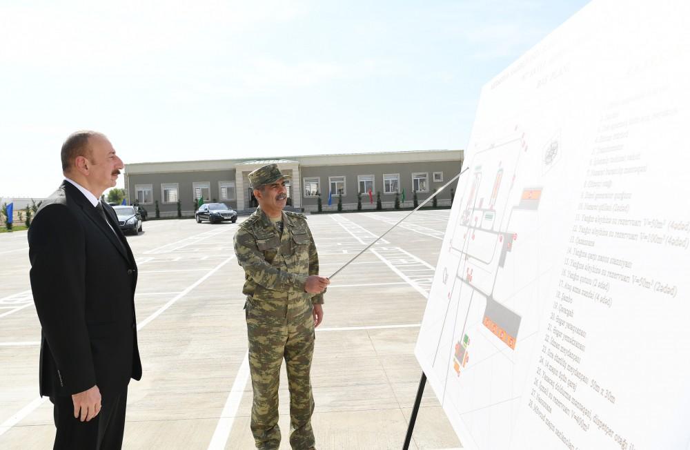 Prezident, Ali Baş Komandan İlham Əliyev Müdafiə Nazirliyinin “N” saylı hərbi hissəsinin açılışında iştirak edib (YENİLƏNİB) (FOTO)