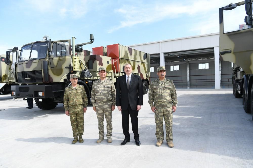 Prezident, Ali Baş Komandan İlham Əliyev Müdafiə Nazirliyinin “N” saylı hərbi hissəsinin açılışında iştirak edib (YENİLƏNİB) (FOTO)