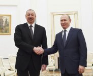 Moskvada Azərbaycan və Rusiya prezidentlərinin görüşü olub (FOTO) (YENİLƏNİB)