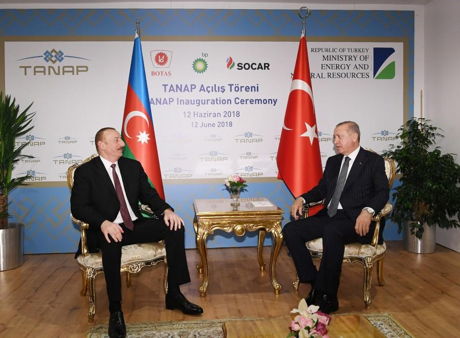 Prezident İlham Əliyevin Əskişəhərdə Prezident Rəcəb Tayyib Ərdoğanla  görüşü olub (FOTO)
