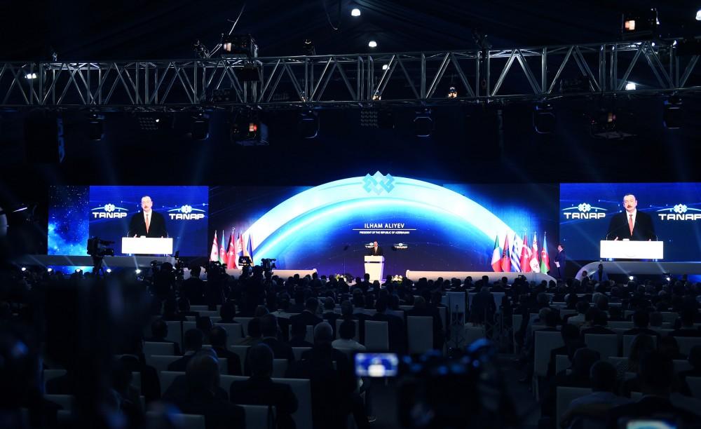 Prezident İlham Əliyev Türkiyədə TANAP layihəsinin açılış mərasimində iştirak edib (FOTO) (YENİLƏNİB)