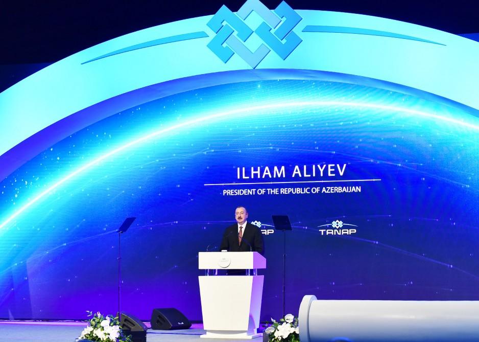 Prezident İlham Əliyev Türkiyədə TANAP layihəsinin açılış mərasimində iştirak edib (FOTO) (YENİLƏNİB)