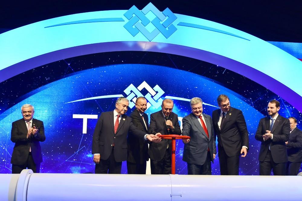 Prezident İlham Əliyev Türkiyədə TANAP layihəsinin açılış mərasimində iştirak edib (FOTO) (YENİLƏNİB)