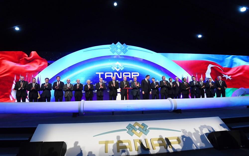 Prezident İlham Əliyev Türkiyədə TANAP layihəsinin açılış mərasimində iştirak edib (FOTO) (YENİLƏNİB)
