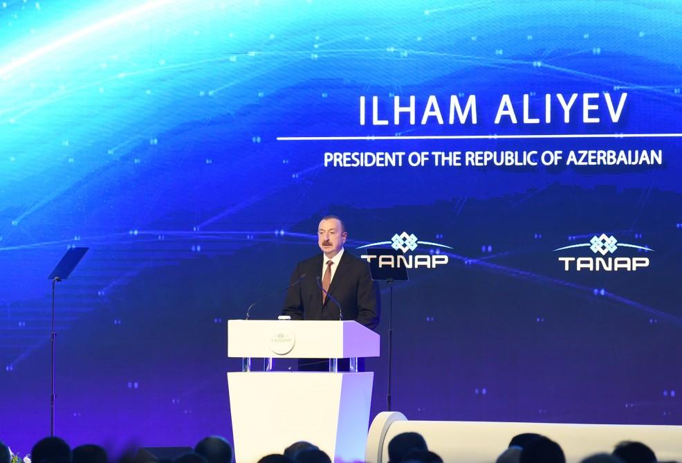 Prezident İlham Əliyev Türkiyədə TANAP layihəsinin açılış mərasimində iştirak edib (FOTO) (YENİLƏNİB)