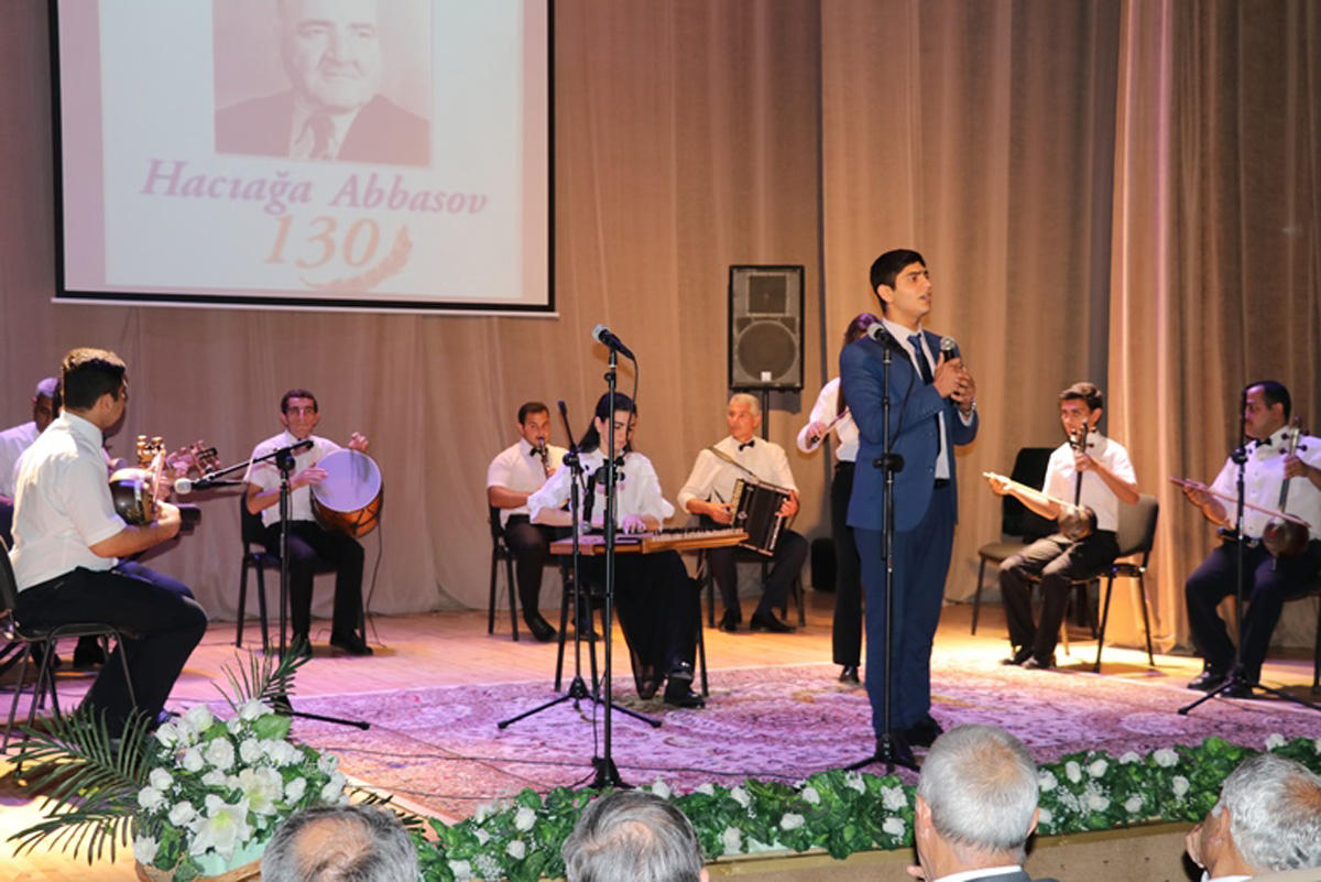 Xalq artisti Hacıağa Abbasovun 130 illik yubileyi keçirilib (FOTO)