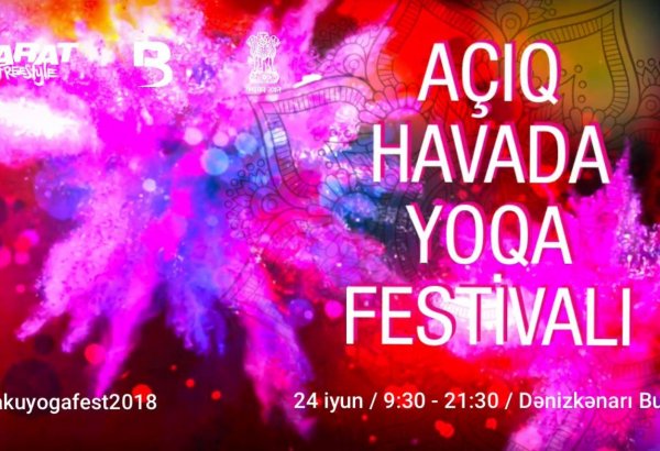 Açıq havada ənənəvi yoqa festivalına hazırsınız? (VİDEO)
