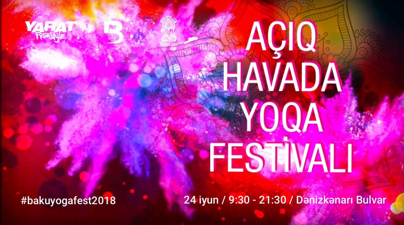 Açıq havada ənənəvi yoqa festivalına hazırsınız? (VİDEO)