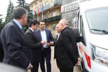 Heydər Əliyev Fondu Gürcüstanın Bolnisi rayonuna təcili tibbi yardım avtomobili hədiyyə edib (FOTO)