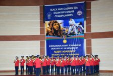 Milli Qəhrəman Albert Aqarunovun xatirəsinə həsr olunan beynəlxalq karate turniri keçirilir (FOTO)