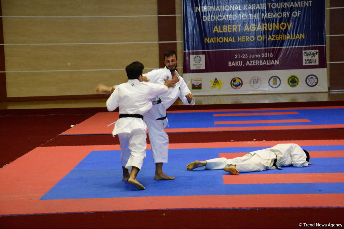 Milli Qəhrəman Albert Aqarunovun xatirəsinə həsr olunan beynəlxalq karate turniri keçirilir (FOTO)