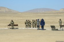 Mühəndis-İstehkam Qoşunları təlim keçirib (FOTO/VİDEO)