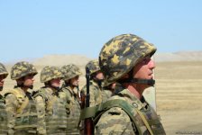 Mühəndis-İstehkam Qoşunları təlim keçirib (FOTO/VİDEO)