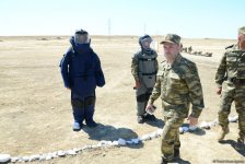 Mühəndis-İstehkam Qoşunları təlim keçirib (FOTO/VİDEO)