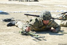 Mühəndis-İstehkam Qoşunları təlim keçirib (FOTO/VİDEO)