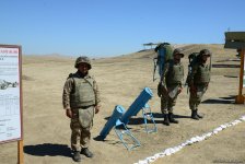 Mühəndis-İstehkam Qoşunları təlim keçirib (FOTO/VİDEO)