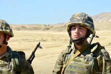 Mühəndis-İstehkam Qoşunları təlim keçirib (FOTO/VİDEO)