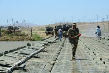 Mühəndis-İstehkam Qoşunları təlim keçirib (FOTO/VİDEO)