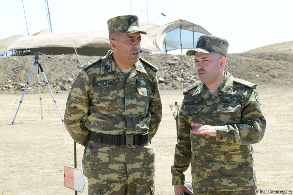 Mühəndis-İstehkam Qoşunları təlim keçirib (FOTO/VİDEO)