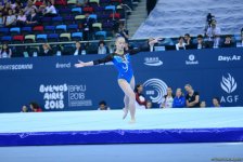 32 ölkədən olan gimnastlar Bakıda Yeniyetmələrin Olimpiya Oyunlarına vəsiqə uğrunda mübarizə aparır (FOTOREPORTAJ)